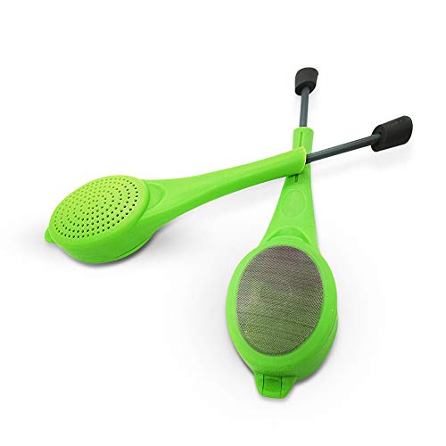 Cuchara colador de té | Innovador colador de té de una taza para té suelto | infusor de té suelto | tamiz pequeño | filtro de té | alternativa a bolsas de té vacías o infusores de té o té