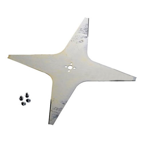 Cuchilla con 4 dientes, diseño de robots AMBROGIO/WIPER serie L200-Diámetro: exterior: 290 mm-Cortapelos para robot de cocina