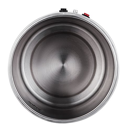 Cueffer 4L Destilador de Agua 220V 750W Purificador de Agua Filtro de Destilación de Agua Pura Destilación de Agua de Acero Inoxidable Pure Water Distiller con Botella de Colección (plata)