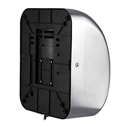 Cueffer Secador de Manos 1800 W Secador de Manos Electrico 90 m/s Secado de Manos Automatico de Acero Inoxidable Secadora de Manos Comercial Hand Dryers (B)