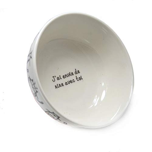 Cuenco de Cerámica estupendo lindo del Gato Sopa de cena, o tazones de pasta, cereales,ensalada, cumpleaños, abastecimiento, maullido 5.9 pulgadas, 2 piezas