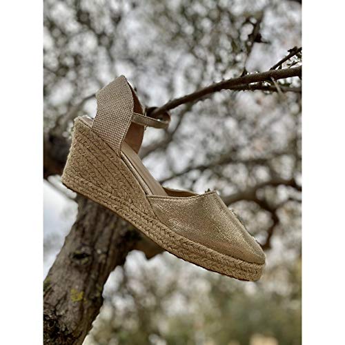 Cuña de Esparto 7 Cuerdas Lona Oro