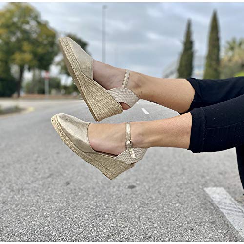 Cuña de Esparto 7 Cuerdas Lona Oro