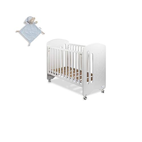 Cuna Lovely Premium con Lámpara Quitamiedos Unicornio Blanco