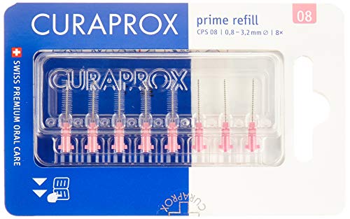 Curaprox Cps 08 Prime - Cepillos interdentales, color rosa