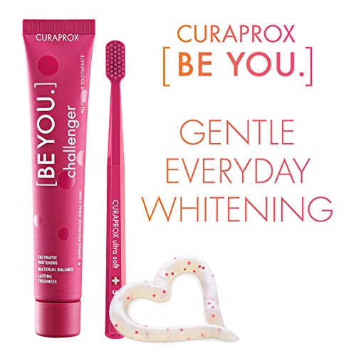 Curaprox Pasta de dientes y cepillo de dientes [beyou.] Challenger, 90 ml