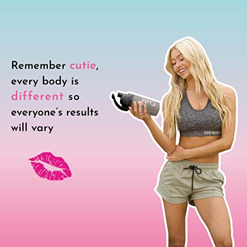 Cute Nutrition Batido Sustitutivo de Comida de Chocolate con Coctelera y Cápsulas CLA Control de la Pérdida de Peso Bebida en Polvo Para Mujeres