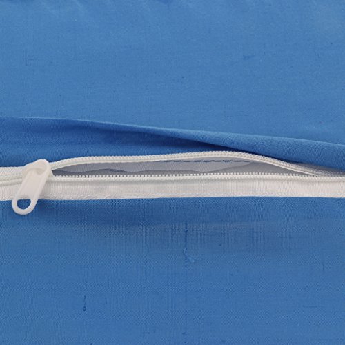 CUTICATE 2 Piezas Espuma Pierna Rodilla Tobillo Reposo Dormir Elevador Cojín Lesiones Dolor Alivio De La Presión Apoyo Almohada De Elevación Azul + Blanco