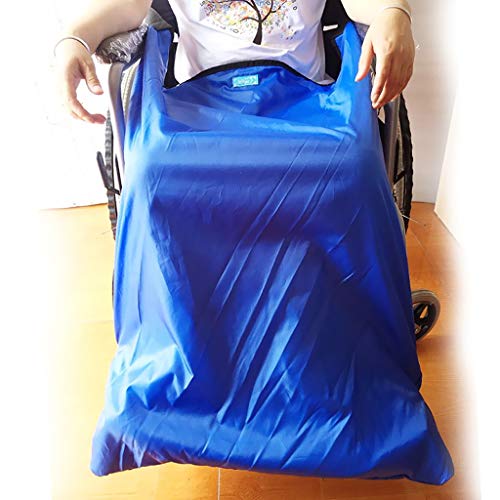 CUTICATE Cubierta De Manta Del Calentador Para Silla De Ruedas A Prueba De Viento, Manta Para Silla De Ruedas, Pierna Cálida De Invierno, Parte Posterior Del P - Azul S