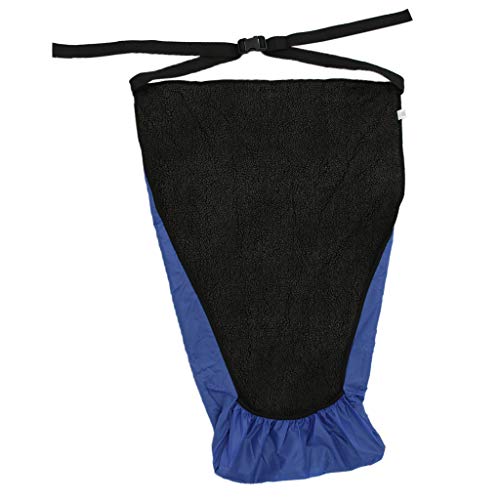 CUTICATE Cubierta De Manta Del Calentador Para Silla De Ruedas A Prueba De Viento, Manta Para Silla De Ruedas, Pierna Cálida De Invierno, Parte Posterior Del P - Azul S