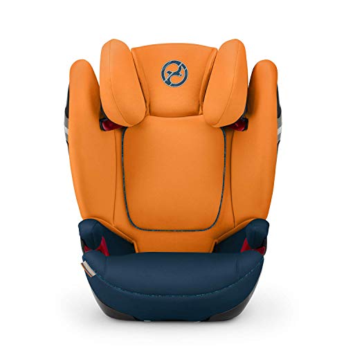 Cybex Gold - Silla de coche Solution S-Fix, para coches con y sin Isofix, Grupo 2/3 (15-36 kg), Desde los 3 hasta los 12 años aprox., Negro (Premium Black)