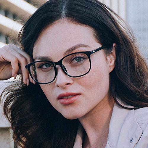 Cyxus filtro de luz azul [Mejor dormir] Gafas de computadora Unisexo（Hombres/Mujeres bloqueo UV gafas de lectura,lentes transparentes