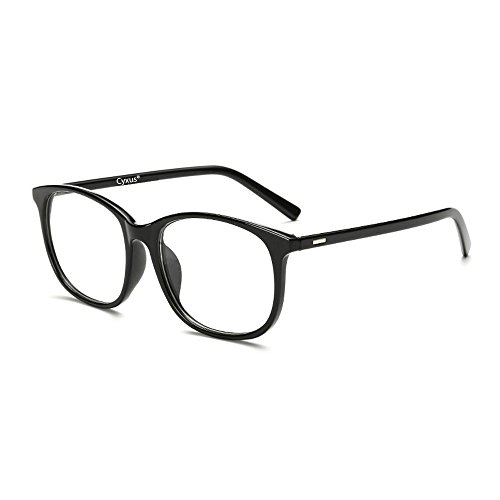 Cyxus filtro de luz azul [Mejor dormir] Gafas de computadora Unisexo（Hombres/Mujeres bloqueo UV gafas de lectura,lentes transparentes