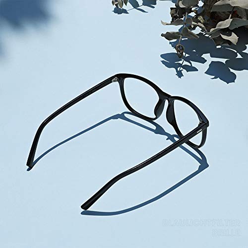 Cyxus filtro de luz azul [Mejor dormir] Gafas de computadora Unisexo（Hombres/Mujeres bloqueo UV gafas de lectura,lentes transparentes