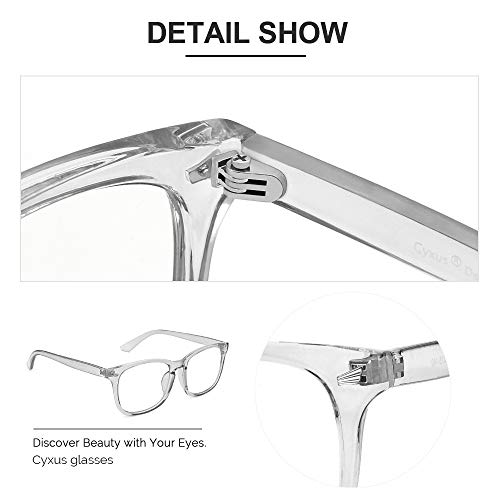Cyxus Gafas con Filtro de luz Azul bloqueo de luz azul, Gafas con Filtro - Anti Luz Azul para Ordenador, Anti-reflejantes para Hombre y Mujer
