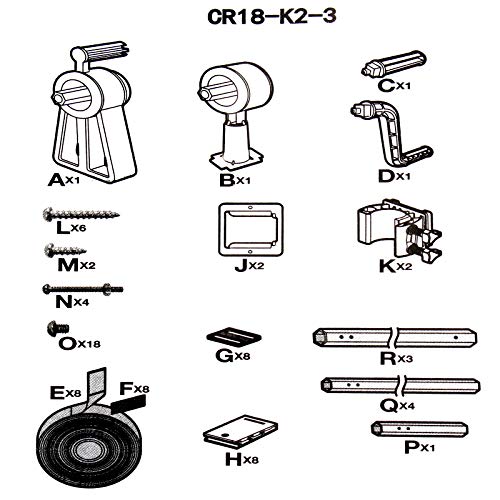 D4P Display4top Enrollador Piscina para Cubierta Solar Verano de Anchura,1.05m - 6.15m