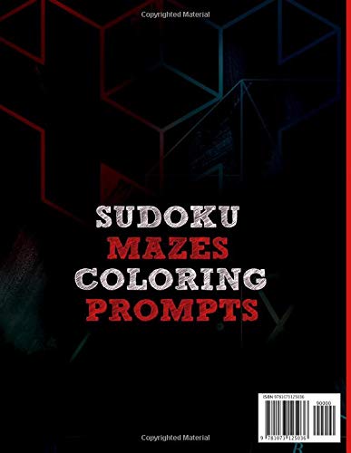 Dads Puzzles: Motivational Activity prompt book, with Sudoku, Maze, and Coloring Pages For The Ever Working Fathers. Mind Twisters for Dad's Birthday, Father's Day, Christmas or Thank You Gift.