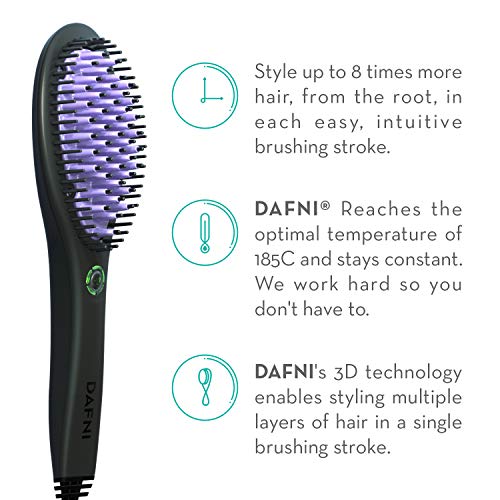 DAFNI Cepillo Alisador Original: peina su pelo hasta 10 veces más rápido que un cepillo normal