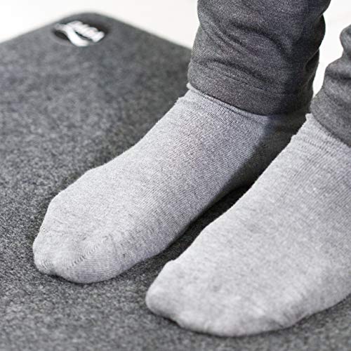 Daga Ab Calentador de Pies Eléctrico - Calentador Eléctrico de Pies, Negro, Gris, 40 X 60 cm