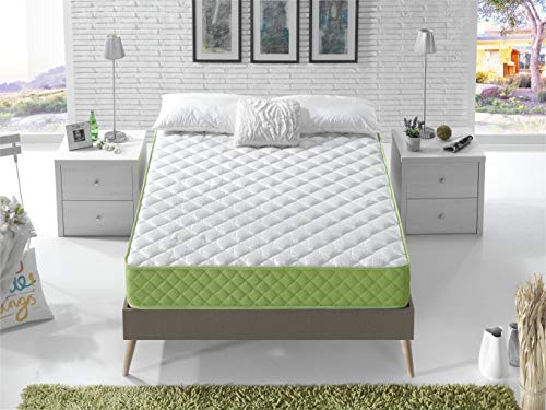 DAGOSTINO HOME BOUTIQUE COLLECTION Colchón Viscoelástico Saratoga 105X190X16 cm - Reversible, Ortopedico, Gran Durabilidad, Firmeza Media, Eco Friendly.