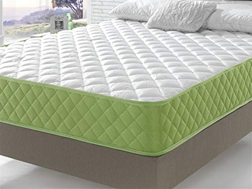 DAGOSTINO HOME BOUTIQUE COLLECTION Colchón Viscoelástico Saratoga 105X190X16 cm - Reversible, Ortopedico, Gran Durabilidad, Firmeza Media, Eco Friendly.