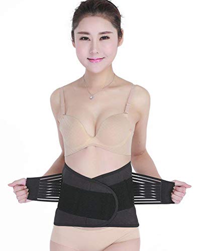 DaiHan Hombre y Mujer Faja Lumbar Cinturón Ejercicio Shaper Corrector de Postura y para Entrenamiento Ajustable Transpirable Cinturon Lumbar Prevenir Daños Gelée 5XL