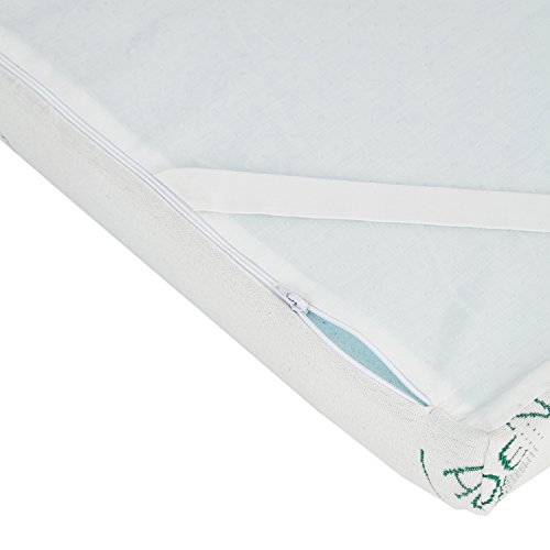 Dailydream Colchón Topper ortopédico viscoelástico, con Aloe Vera, Densidad de 50, Dimensiones de 135x190x5cm