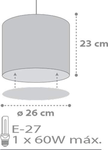 Dalber Sweet Dreams Lámpara Infantil de Techo Colgante Nubes, Gris