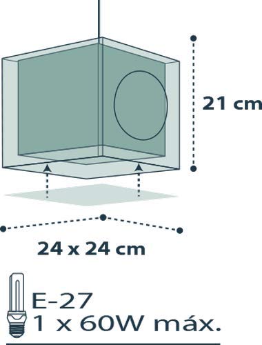 Dalber The Lámpara infantil colgante Piratas, Multicolor