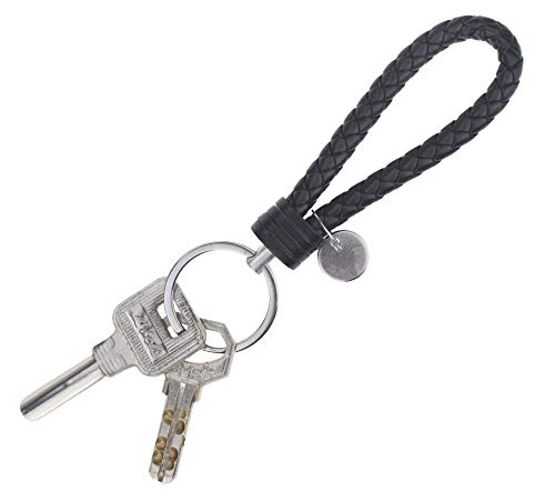 DAMAX Organizador De Llavero Colorido De Cuero De Moda Para Llavero Casero (10 Piezas Por 10 Colores, Cada Color De 1 Pieza)