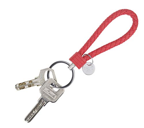 DAMAX Organizador De Llavero Colorido De Cuero De Moda Para Llavero Casero (10 Piezas Por 10 Colores, Cada Color De 1 Pieza)