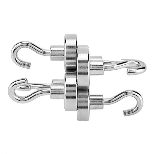 DaMohony Ganchos Magnéticos Herramientas de Organización de Metal para El Armario de La Oficina Del Dormitorio de La Cocina Casera (6 Piezas)