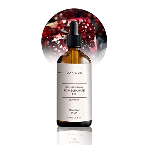 Dan-Dur Aceite de Granada, 100% Puro, Orgánico, BIO, Prensado en Frío, Extra Virgen, Tratamiento Multipropósito, EFECTO ANTIENVEJECIMIENTO, GRAN FUENTE DE VITAMINAS (30ml)