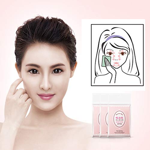 Dancepandas Papel Absorbente de Aceite 900PCS Papel Secante de Aceite Oil Absorbing Sheets para Ambos Hombres Mujeres, Prevenir Espinilla, Facial Cuidado de la Piel - 6 * 9cm