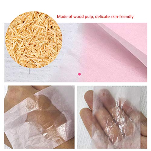 Dancepandas Papel Absorbente de Aceite 900PCS Papel Secante de Aceite Oil Absorbing Sheets para Ambos Hombres Mujeres, Prevenir Espinilla, Facial Cuidado de la Piel - 6 * 9cm