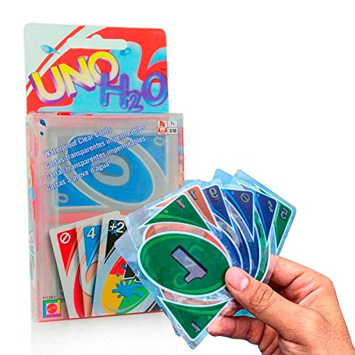 DARK DIAMOND® - Juego de Cartas H2O . Edición Especial Piscina o Playa. para Jugar Toda la Familia. Impresión a Todo Color plastificado Resistente al Agua.