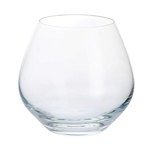 Dartington Crystal - Vaso de cristal para fiesta (6 piezas, sin tallo, 9,5 x 9,5 x 9 cm)