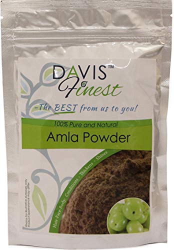 Davis Finest Amla Powder, Hair Growth, Strengthening, Thickening, Volumising, Anti Frizz, Shine Brightening, Deep Conditioning Hair Mask - Deep Cleansing Facial Mask 100g