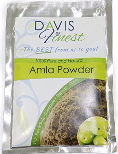 Davis Finest Amla Powder, Hair Growth, Strengthening, Thickening, Volumising, Anti Frizz, Shine Brightening, Deep Conditioning Hair Mask - Deep Cleansing Facial Mask 100g