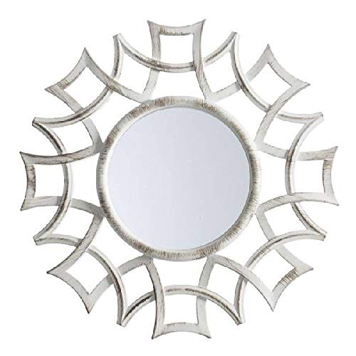 Dcasa Espejos de Pared Muebles Pegatinas Decoración del hogar Unisex Adulto, Crema (Crema), única