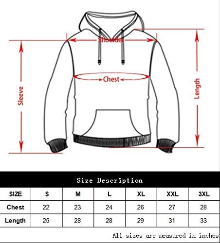 DDECD Sudadera con Capucha, Louishollings Men's Print Pullover Hoodie Fun Flat Earth Black Hooded Sweatshirt