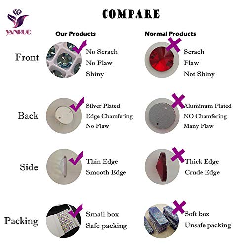 DDTT 3270 Triangle Boutique Coser en Piedras de Cristal para Diamantes de imitación Vidrio Costura Vestido de Novia Ropa, Fucsia, 12 mm 24 Piezas