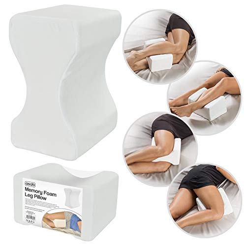 De espuma con efecto memoria pierna almohada ortopédico comodidad dormir para espalda, caderas y rodillas – Ayuda a el insomnio y el cansancio
