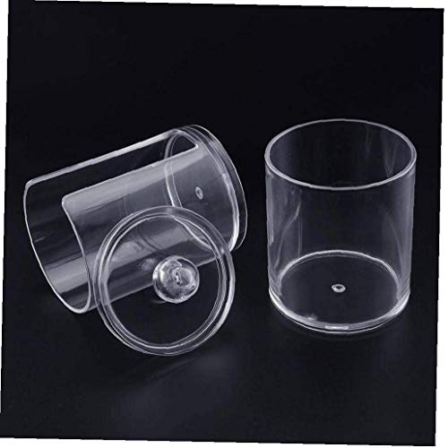 De gran capacidad cosméticos caja de cosméticos de almacenamiento de almacenamiento y joyería cosmética transparente que gira la caja de presentación, almacenamiento de baño depósito distribuidor algo