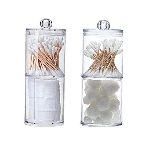 De gran capacidad cosméticos caja de cosméticos de almacenamiento de almacenamiento y joyería cosmética transparente que gira la caja de presentación, almacenamiento de baño depósito distribuidor algo