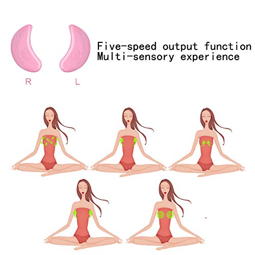 De leche eléctrico de senos Aumento de pecho Instrumento masajeador, con Gel con Patch, 5 marchas, Wireless.