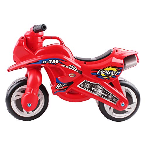 DeAO Ride On Balance - Motocicleta para niños con Divertido diseño de Racer