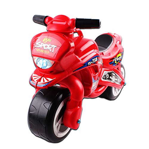 DeAO Ride On Balance - Motocicleta para niños con Divertido diseño de Racer