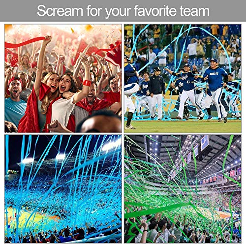 DECARETA 30 Rollos Papel Crepé de 12 Colores,Papel Pinocho para Diversas Fiestas de Cumpleaños,Bodas,Decoración para Pared,Diy Manualidades,Los Aficionados al Fútbol Celebran la Victoria-25*18.5*4cm