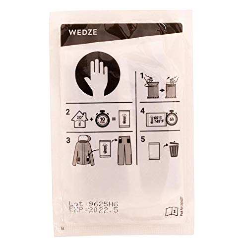 Decathlon Aptonia Calentadores de Manos y Guantes de 65ºC, Pack de 10 ud